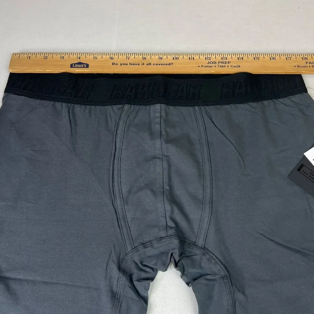RAW‎ GEAR Mens Comfort Boxer Brief Black Sz XL NEW with Tag in Package